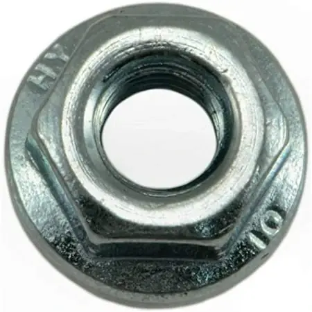 6mm-1.00 Zinc Jis Flange Nuts - Pack Of 40