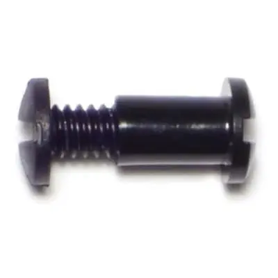 3/8 X 25/64 Black Plastic Posts With Screws Bpp-024 (20 Pcs.)