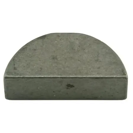 3/16" X 1" Zinc Plated Steel Woodruff Keys - Model 726