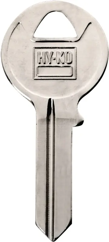 Hy-ko Amh1 Single Sided Key Blank For American Locks - Nickel-plated Brass