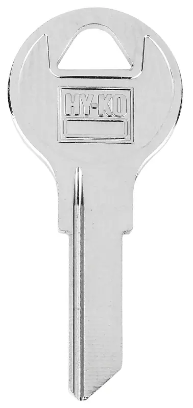 Hy-ko Fh2 Key Blank For Fort Locks - Nickel Plated Brass Replacement