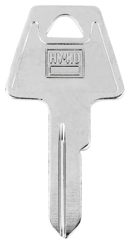 Hy-ko Am8 Single Sided Key Blank For American Locks - Brass Nickel-plated