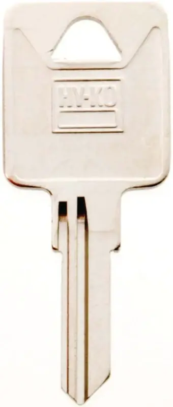 Hy-ko Tm4 Single Sided Key Blank For Trimark Locks - Brass Finish