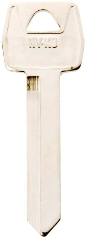 Brass Automotive Key Blank For Ford Lincoln Mercury Vehicles Model 11010h54