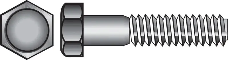 1/2 In. D X 2 In. L Hot Dipped Galvanized Steel Hex Bolt 50 Pk