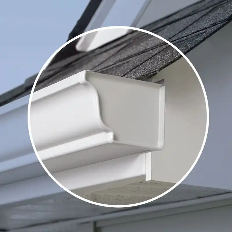 5 In. H X 3.5 In. W X 5 In. L White Aluminum K Right End Cap