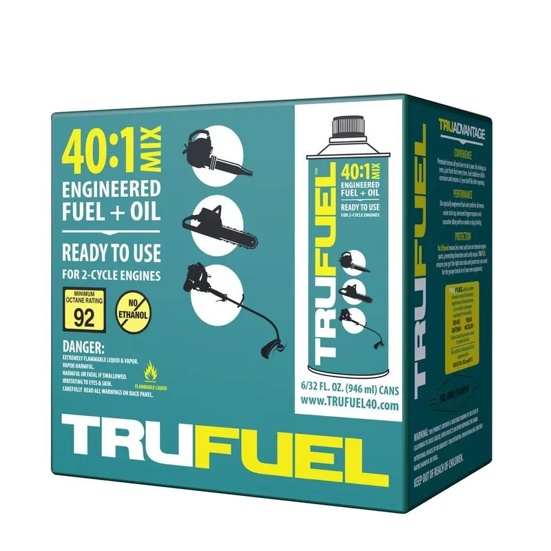 Trufuel Ethanol-free 2-cycle 40 1 Engineered Fuel And Oil 32 Oz