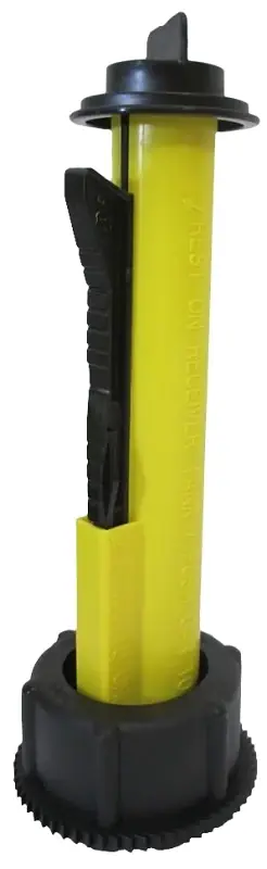00072 Eco Stop Flow Spout, 6-3/4 In H, Plastic, Black