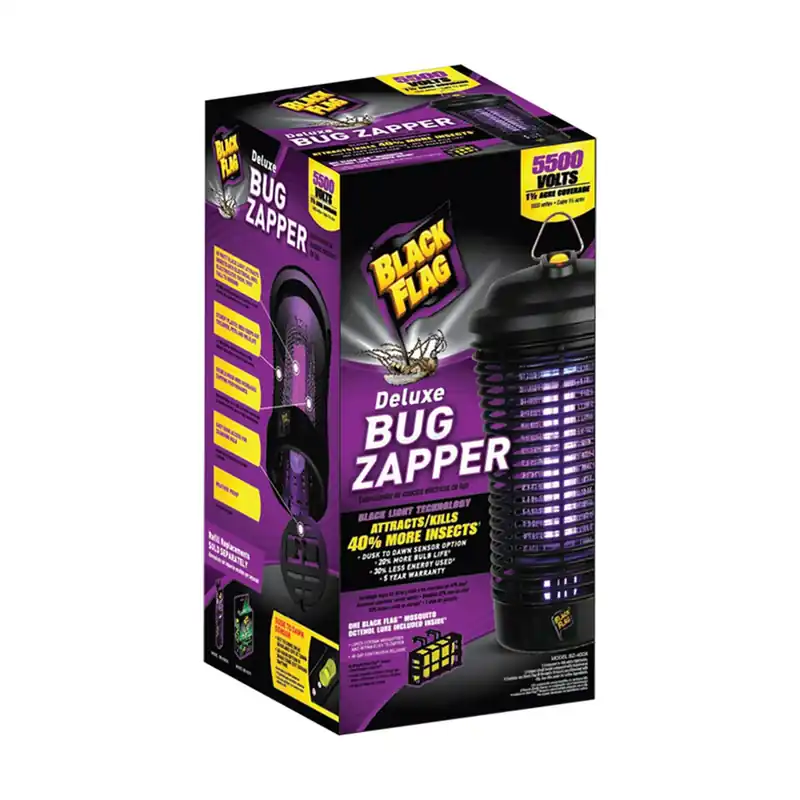 Deluxe Bug Zapper, 5,500-volts, Covers 1.5 Acres