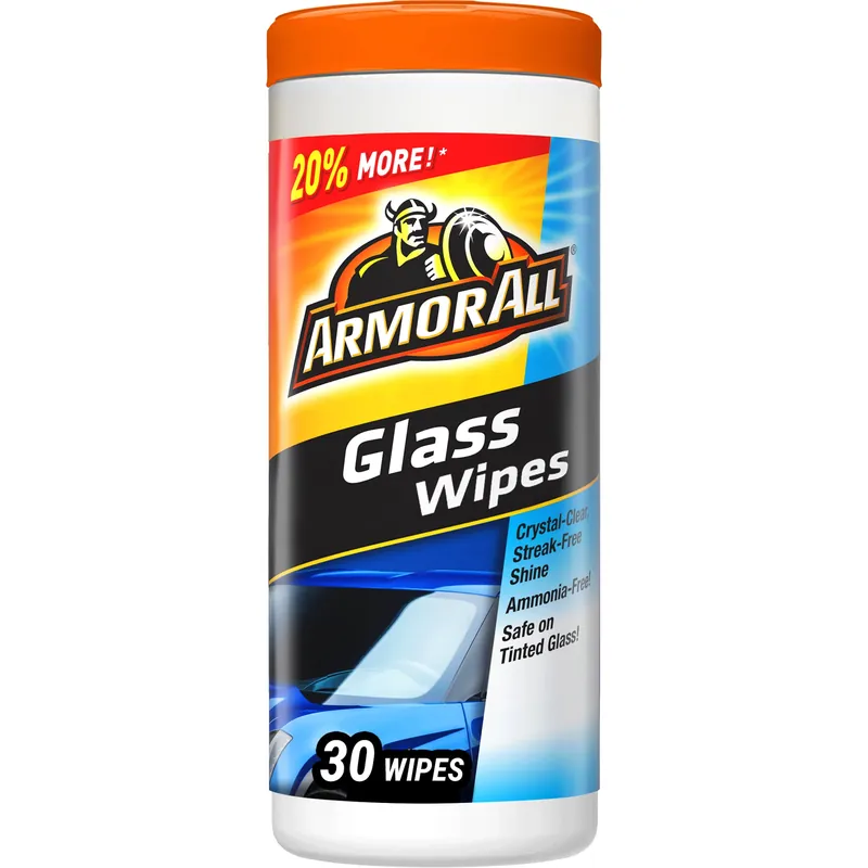 Auto Glass Cleaner Wipes 30 Ct