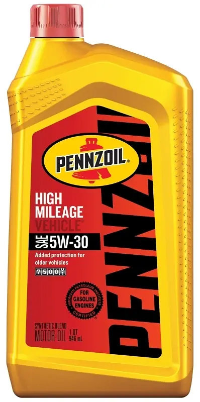 High Mileage Vehicle 5w-30 High Mileage Motor Oil 1 Qt 1 Pk