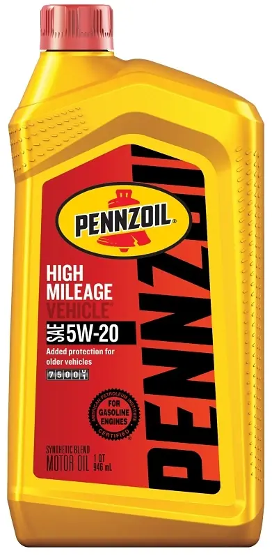 High Mileage 5w-20 Gasoline High Mileage Motor Oil 1 Qt 1 Pk