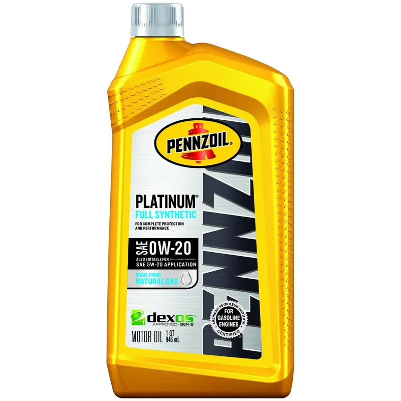 Platinum 0w-20 4-cycle Synthetic Motor Oil 1 Qt 1 Pk