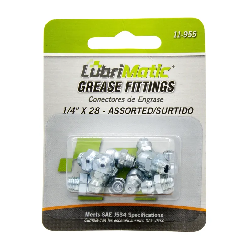 45 Degree/90 Degree Grease Fittings 8 Pk