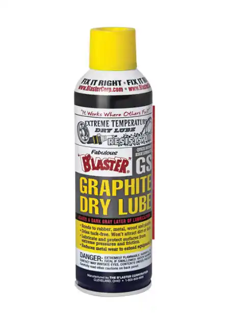 Graphite Dry Lube Spray 5.5 Oz - Extreme Temperature Lubricant