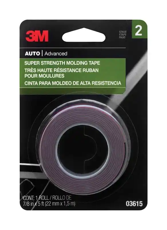 Double Sided Molding Tape 7/8 In. W X 5 Ft. L Red - Model 3615