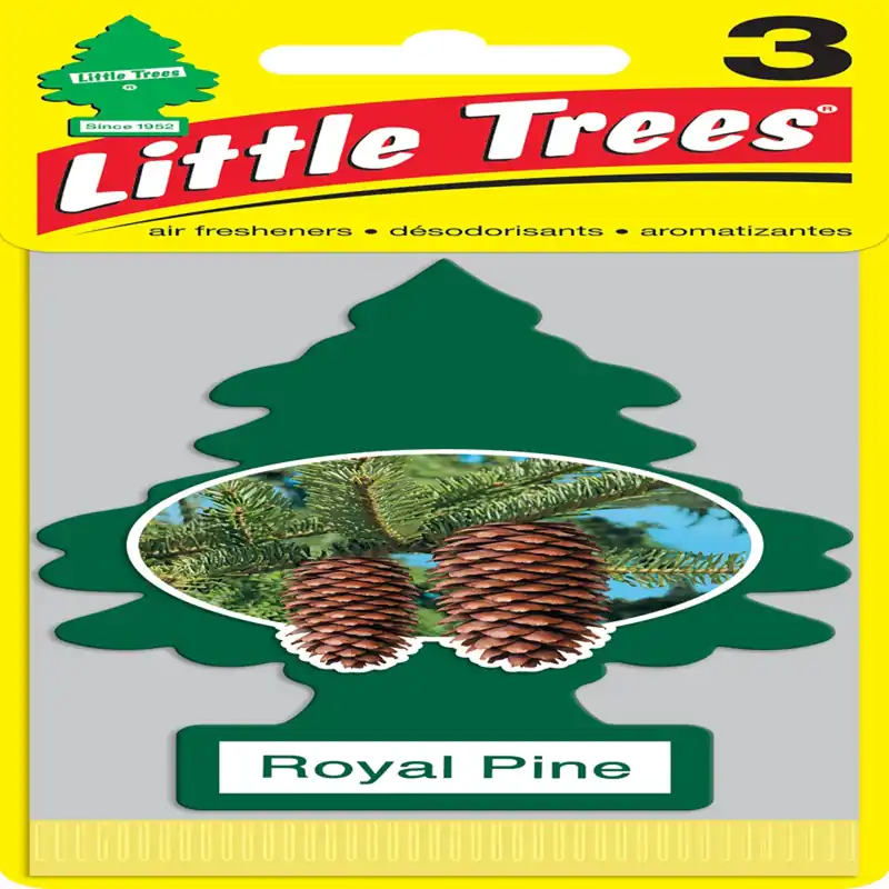 Royal Pine Scent Car Air Freshener Solid 3 Pk