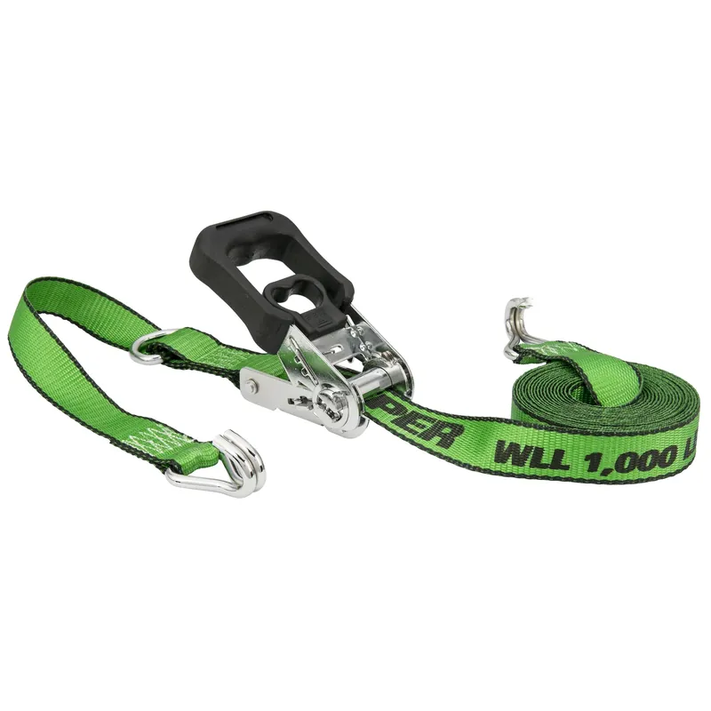 1.25 In. W X 16 Ft. L Multicolored Ratchet Tie Down Strap 1000 Lb 1 Pk