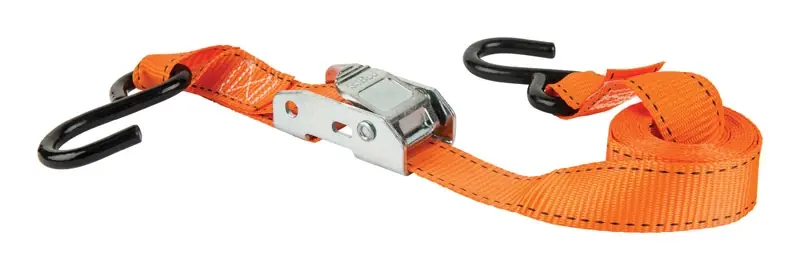 1 In. W X 6 Ft. L Orange Tie Down Strap 300 Lb 4 Pk