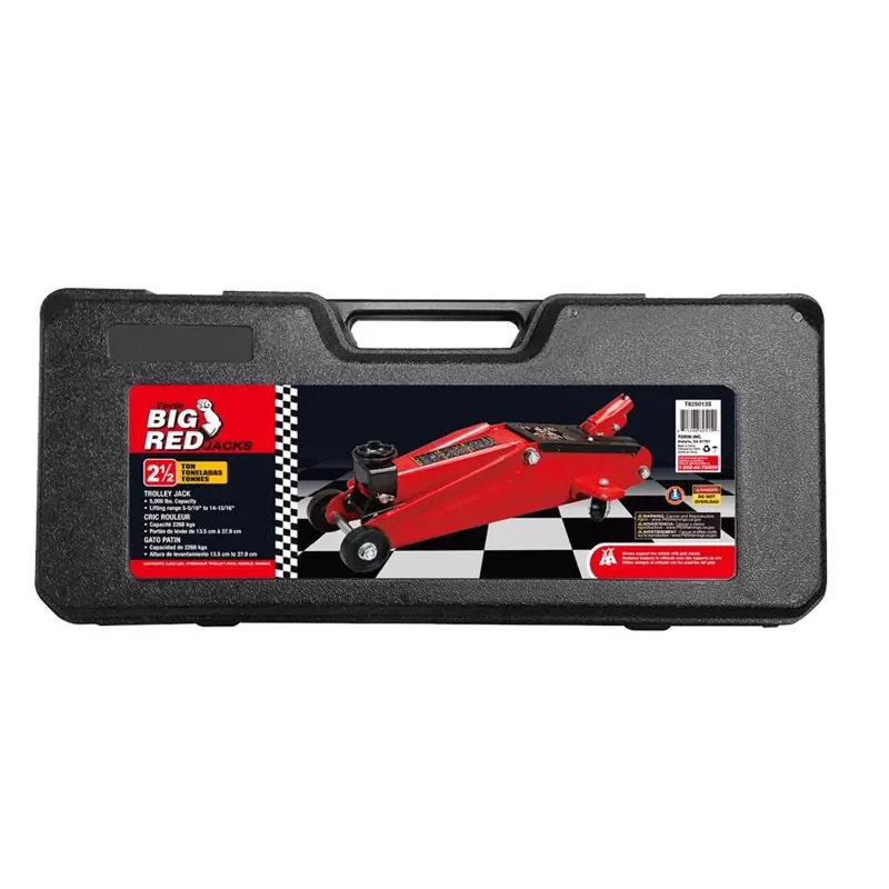Big Red Hydraulic 5000 Lb Automotive Trolley Jack With Maximum Lift Height Of 14.937 In.