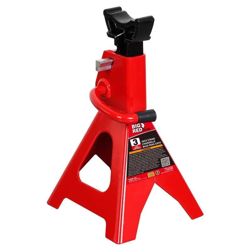 Big Red Manual 6000 Lb Double Lock Jack Stands