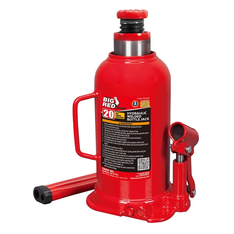 Big Red 20 Ton Hydraulic Welded Bottle Jack - Model T92003b