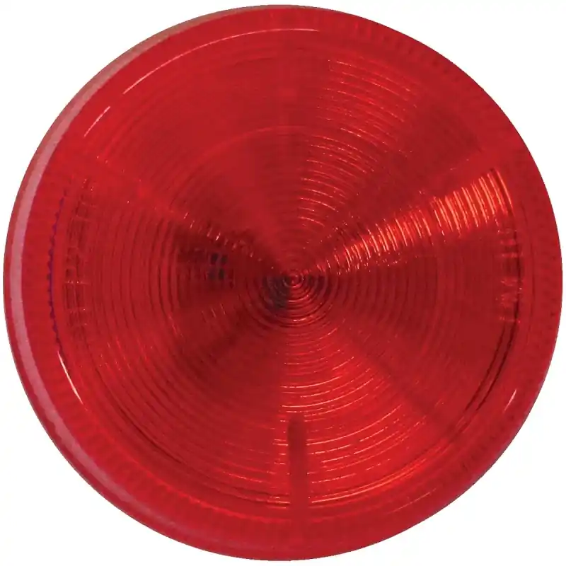 V162kr Round Red Clearance Light, 9-16v, 2-1/2" Diameter