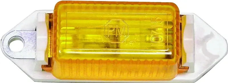 Amber Rectangular Clearance/side Marker Light