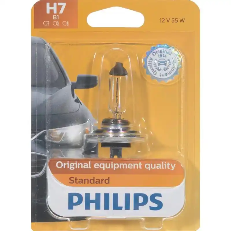 Standard Halogen High/low Beam Automotive Bulb H7b1 - 12 Volts, 55 Watts