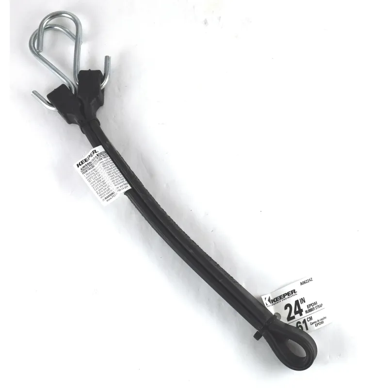 Black Tarp Strap 24 In. L 1 Pk