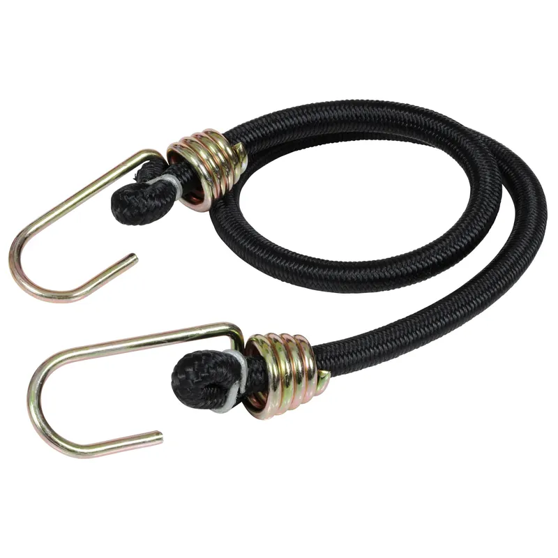 Black Bungee Cord 24 In. L X 0.374 In. 1 Pk
