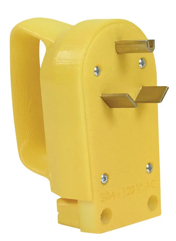 Power Grip 2.9 In. 30 Amps Replacement Male Plug 1 Pk