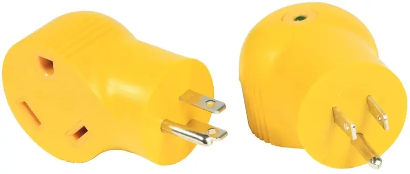 Power Grip 15 Amps Rv Electrical Adapter 15-30 Amp 1 Pk
