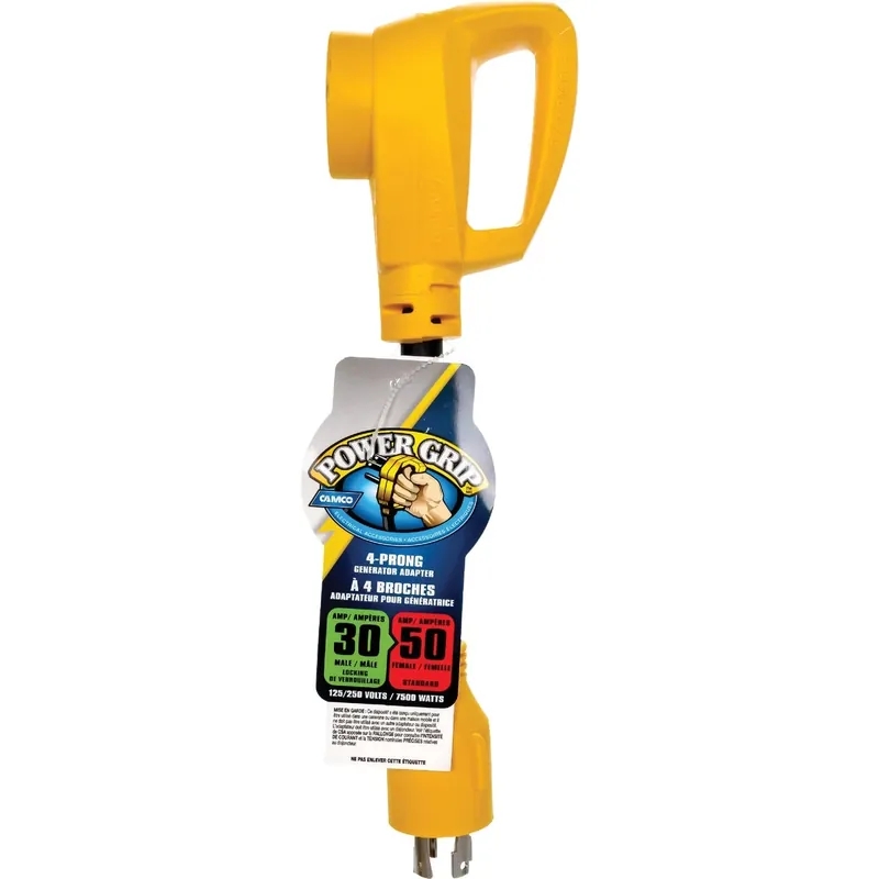 12 In. 50 Amps Power Grip Generator Adapter 1 Pk