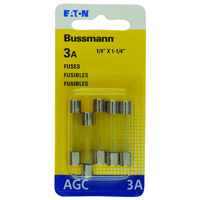 3 Amps Agc Clear Blade Fuse 5 Pk