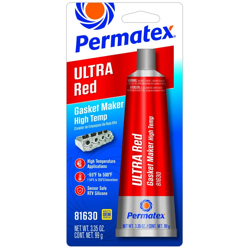Ultra Red Type-1 High Temperature Gasket Maker 3.35 Oz 1 Pk