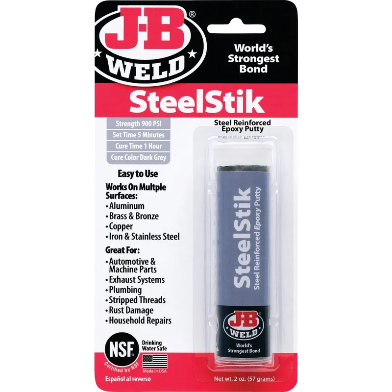 Steelstik 2 Oz. Gray Steel-reinforced Epoxy Putty Adhesive/sealant