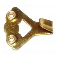 100 Pound Brass Concrete And Brick Picture Hanger For Heavy Duty Use
