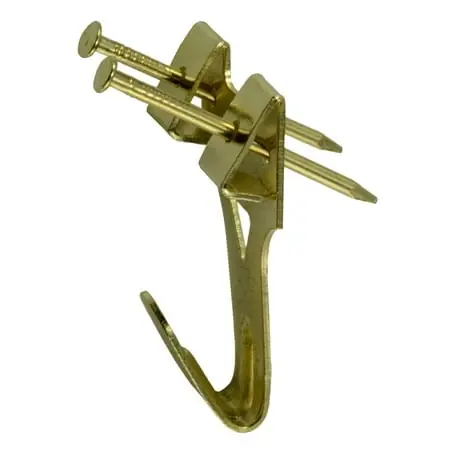 40 Lbs. Brass Deluxe Picture Hanger For Secure Wall Mounting