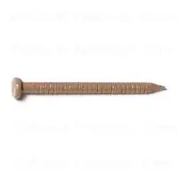 1 Inch Oak Brown Painted Steel Panel Flat Head Nails