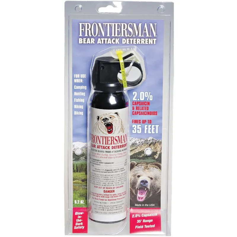 9.2 Oz. Bear Attack Deterrent Spray With Holster - Model Fbad-07