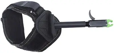 Archery Caliper Release, Black/green, Small/medium