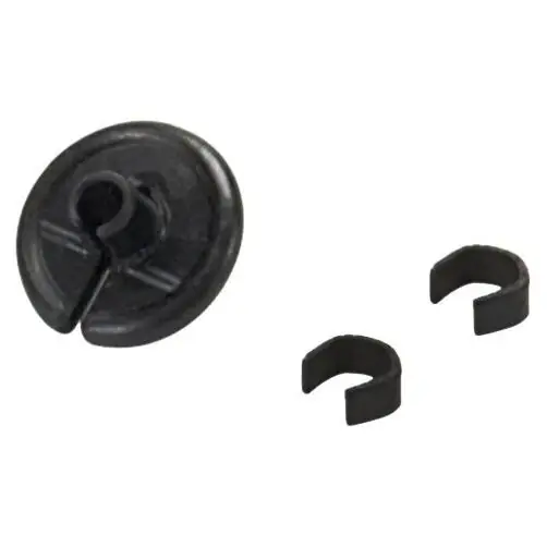 Kisser Button - Model 161 - Soft Polymer - Black