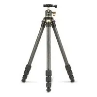 Alpine Cf-425 Carbon Fiber Tripod Kit With Adjustable Height And Lightweight Design
