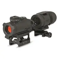 Romeo-msr Red Dot Sight & Juliet3 Micro 3x Magnifier Combo - Black
