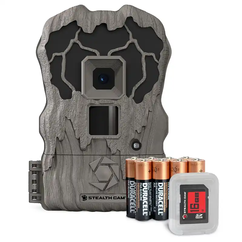 Qv18k 18 Megapixel Trail Camera Combo With Batteries And Sd Card