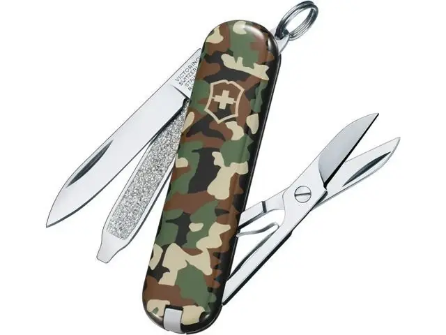 Swiss Army Classic Sd Camouflage Multipurpose Tool Folding Knife