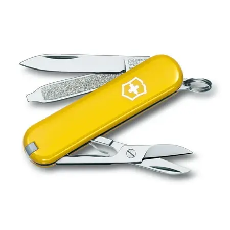 53008 Classic Sd Swiss Army Pocket Knife 2 1/4" Yellow