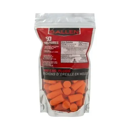 1205924 Foam Ear Plug, Orange - Pack Of 50