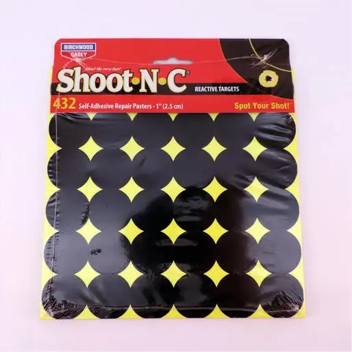 34115-18 Shoot-n-c Ar415 1 In. Self Adhesive Round Targets - 15 Pack